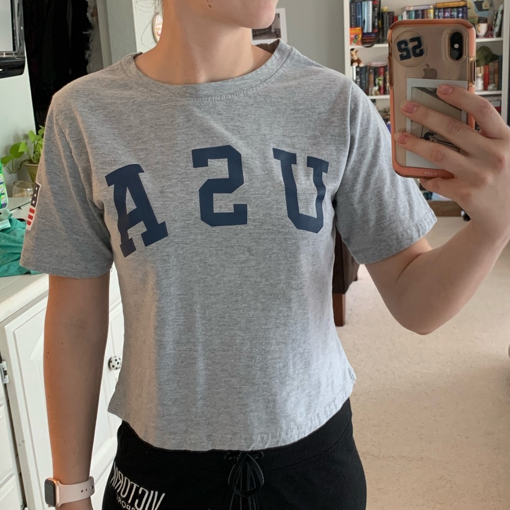 USA crop top